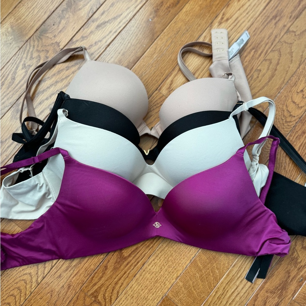 Victoria’s Secret bras Various styles, size 34C, push up set of FOUR